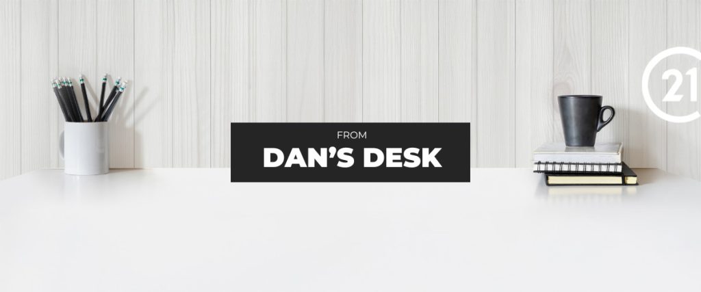 From Dans desk.