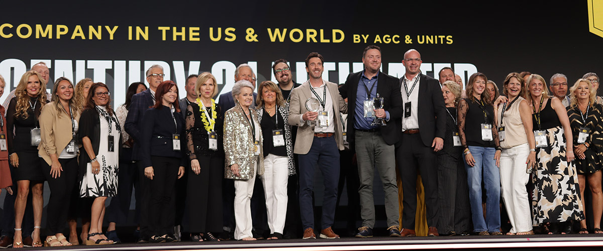 Century 21 Affiliated leadership gathered to celebrate the company's recognition as the number 1 Century 21 franchise worldwide for 2025.